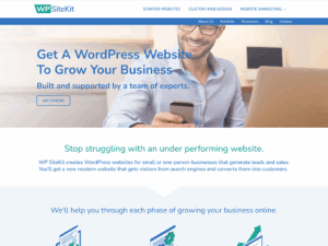 Homepage WP SiteKit