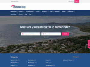 Homepage Tamarindo Guide